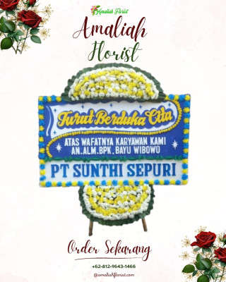 Papan Bunga Duka di Ciputat