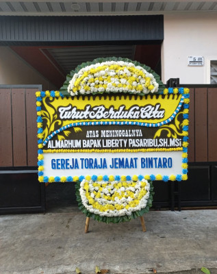 Papan Bunga Duka di Ciputat